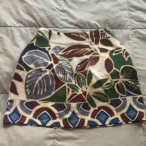 Printed Mini Skirt